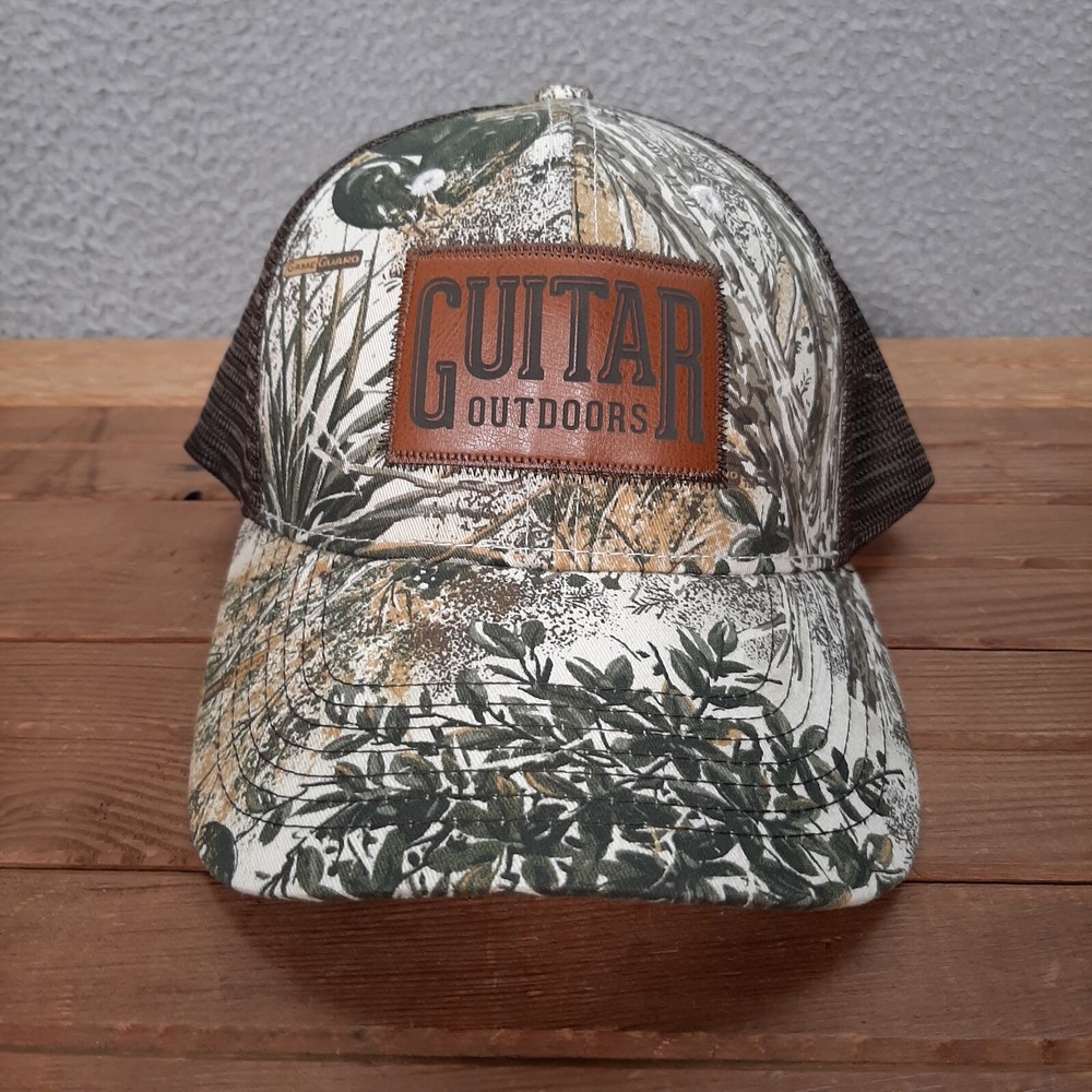 Guitar Outdoors Hat Adult Camouflage‎ Snapback Mesh Back Trucker Cap Texas Camo